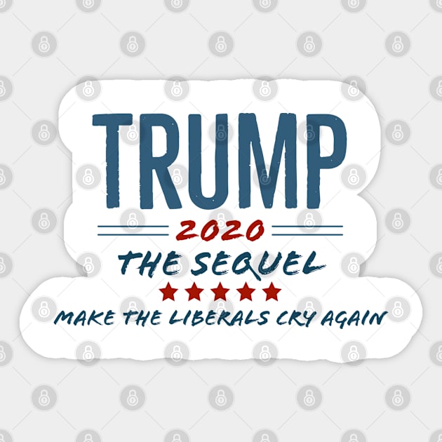 Trump 2020 Sticker by Bakr